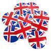 Union Brosche Anstecknadel 5,8cm Flagge des Vereinigten Königreichs Reversnadel UK-Flagge Union Britisch Patriotisch Britische Abzeichen