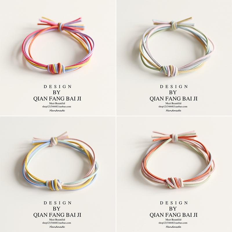 

5 шт., резинка для волос с косой, держатель для хвоста для девочек, высокоэластичная веревка для волос, детская резинка для волос, женские модные аксессуары для волос