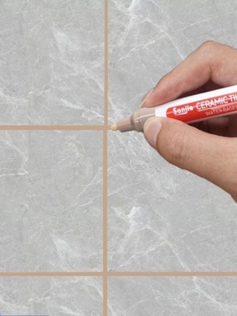 1PC   Ceramic Tile Bathroom Wall Floor Tile Gap Color Repair Anti-mildew Waterproof Whiteboard Color Repair Pen