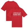 T-shirt con Logo Red Bull Racing Stampato Streetwear Uomo Donna Oversize Y2k Manica Corta Stampa Singolo Lato Alta Qualità Abbigliamento Femminile Maschile