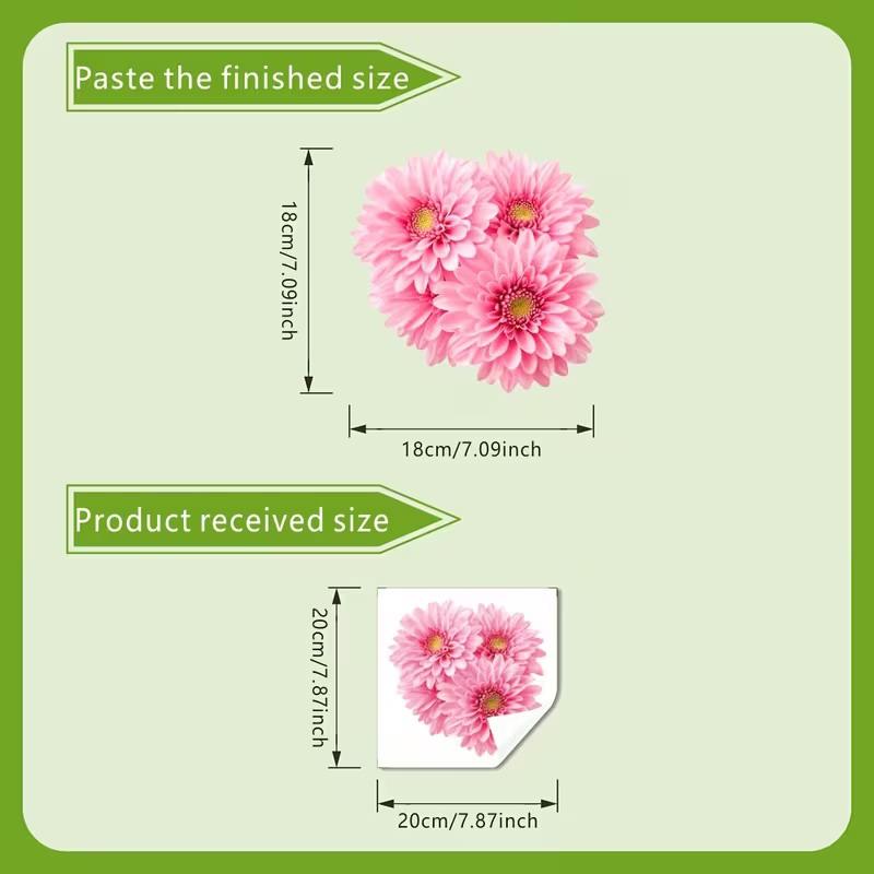 Glow-In-The-Dark Flower Rabbit Toilet Lid Decal Self-Adhesive Removable Toilet Sticker Wall Sticker Home Bathroom Decor