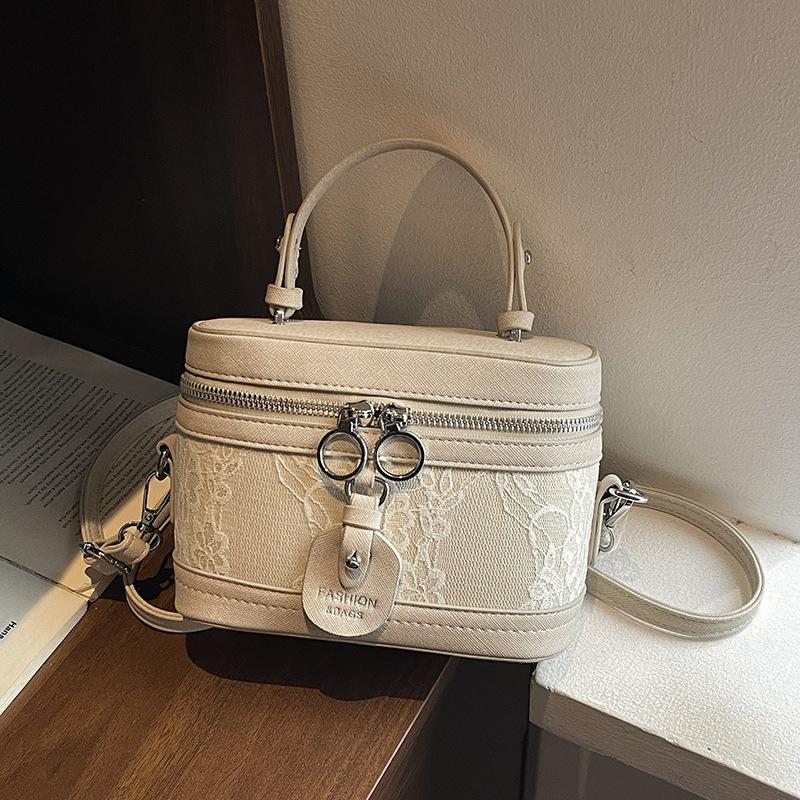 High-end fashion printed women's portable small square bag, new mobile phone bag, casual shoulder oblique span bag