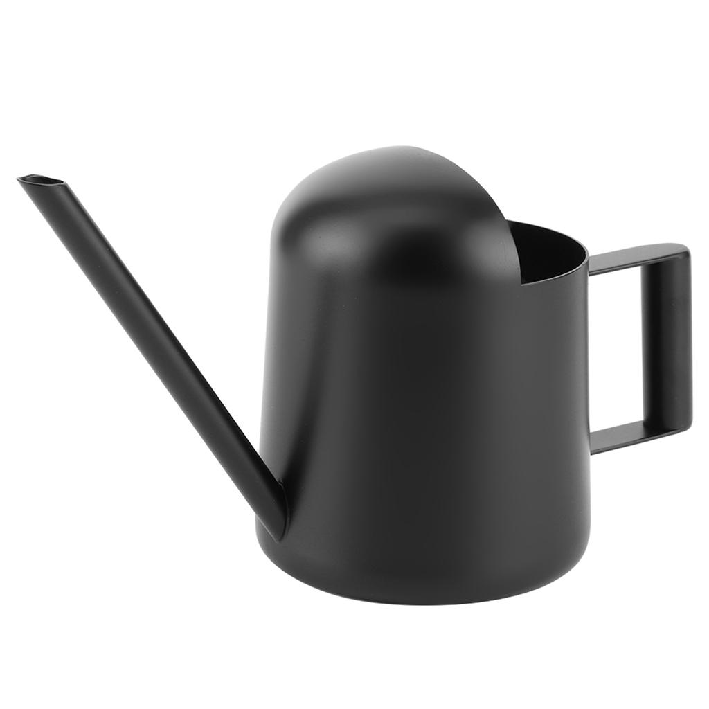 300ml Svart Rostfritt Stål Vattenkanna Inomhus Utomhus Växter Lång Pip Vattenkruka