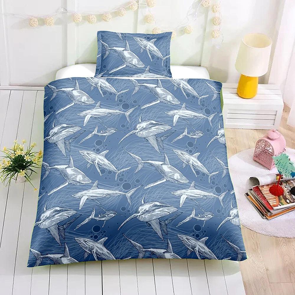 Bedclothes Digital Printing Owl Duvet Cover Set Kids Bedding Cover Cute Cartoon Full Size Bed Set Home Textile Bed Comforter 3d