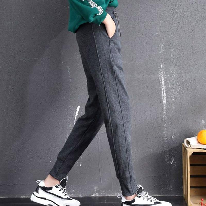 Buy Gray Harem Pants Korean Version 