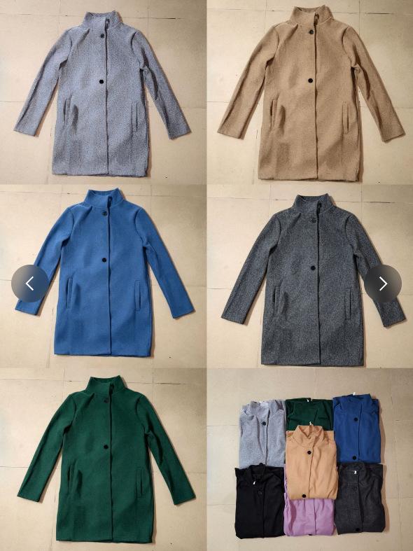 Cross2026 Autumn/Winter Women's Mid-Length Thickened Wool Overcoat