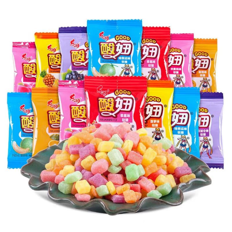 Sour Girl Soft Candy Mixed Flavor Candy Snacks Candy Chinese snacks Chinese food 310g
