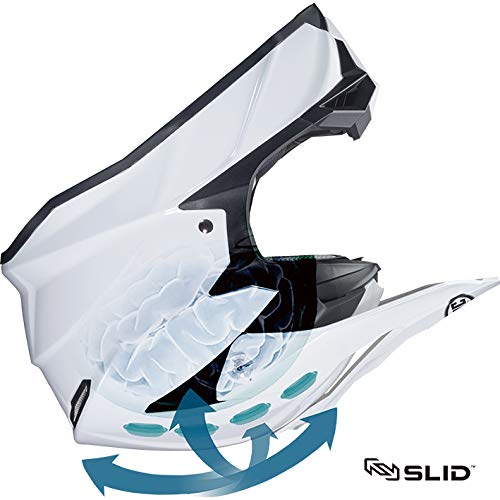 HJC HELMETS Motorcycle Helmet White I50 SOLID HJH176 Off-road (Size L)