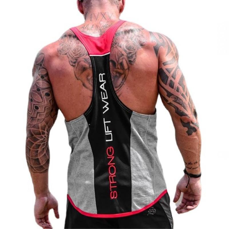 Grenzüberschreitendes Muscle Brothers Herren Y-Back Fitness Tank: Atmungsaktive, Elastische Sport- & Freizeitbekleidung