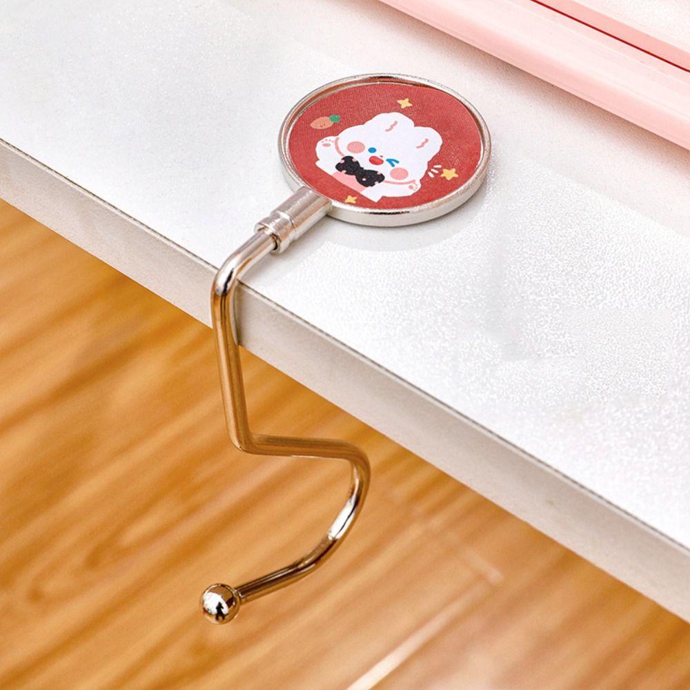 Movable Hook Student Gift Handbag Hanger Purse Bag Table Hook Desk Hanging Holder Desk Hook