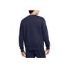 Nike Solid Color Pullover Crew Neck Sweatshirt Men Tops Blue CW6902-451