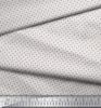 Soimoi Japan Crepe Satin Fabric Check Shirting Print Fabric by Metre 42 Inch