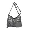 Vintage Shoulder Bag Multi-zipper Mother Bag
