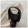 Mini Pu Leather Hobo Top Handle Bag With Zipper Closure Multiple Color Choices For Daily Use Shopping Weekend Trips