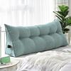 Headboard Triangular Pillow Back Support Headboard Cushion with Side Pocket Daybed Bolster Cushion with Removable Cover