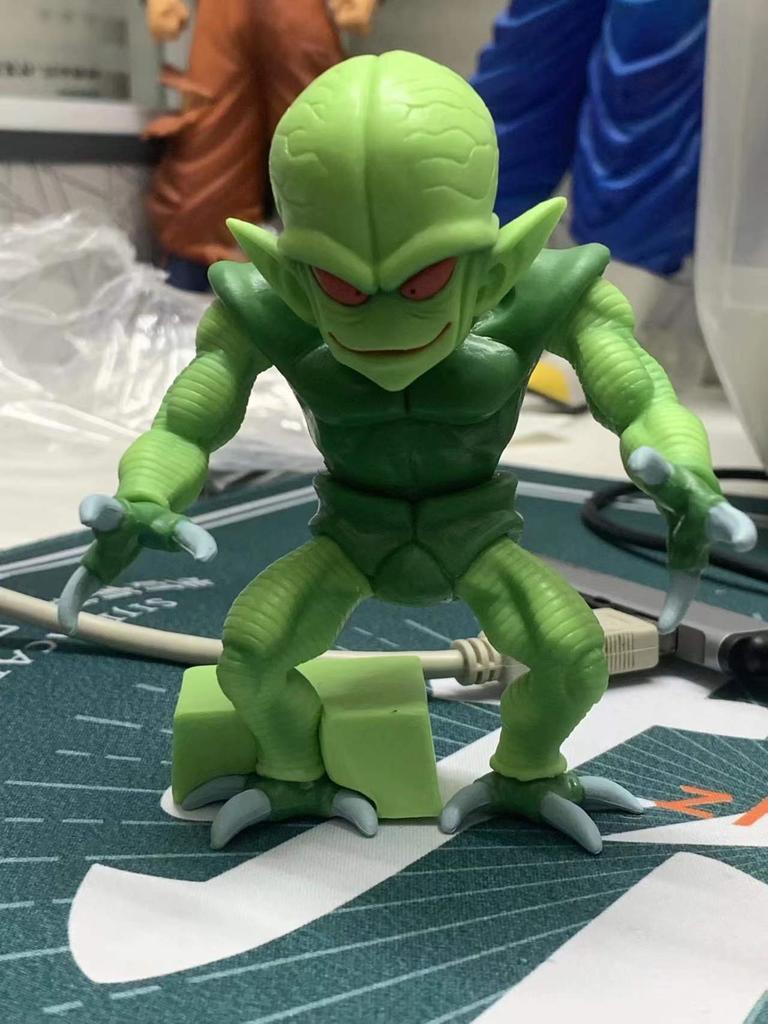 10Cm Dragon Ball Saibaimen Anime Action Figures Movable Joint Model Doll Green Vegetable Man Collectible Toy Gift