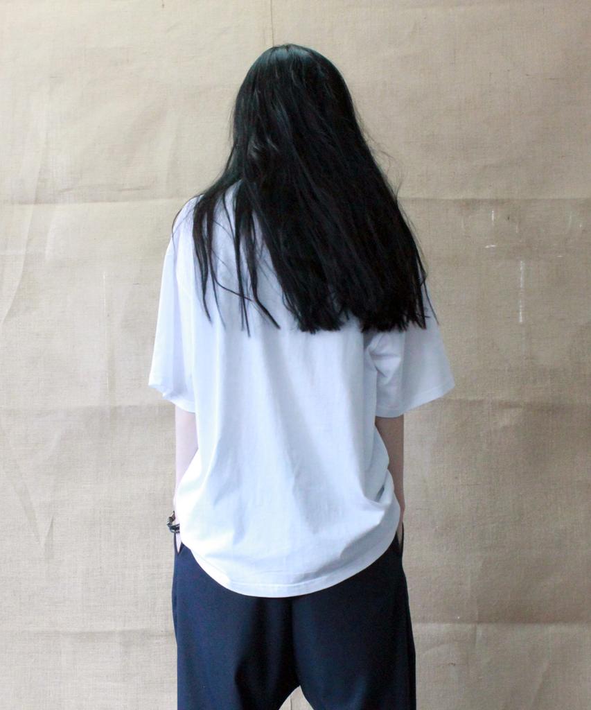 Deumakeu Men'S & Women'S Oversized Plain Layered Short Sleeve T-Shirt White