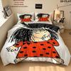 Cirkeline Bedding Quilt Set Quilt Cover Pillowcase Home Decoration Birthday Gift (1 * Duvet Cover + 2 * Pillowcase, Without Core)
