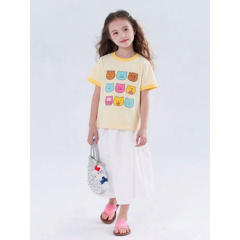 27Home Brand Export Children's Clothing Pure Cotton Printed Kidsren's Short-Sleeved T-Shirt Summer Baby Girl Clothes T-Shirt