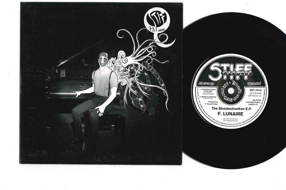 

7inch Record F. LUNAIRE - Mondestrunken E.p. BUY274 STIFF 2008 UK Rock Used