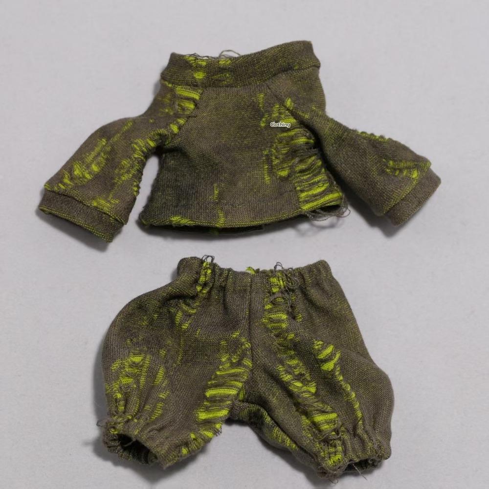 Cool Style Dolls Costumes Hoodies Handmade Contrasting Color Hoodies Set