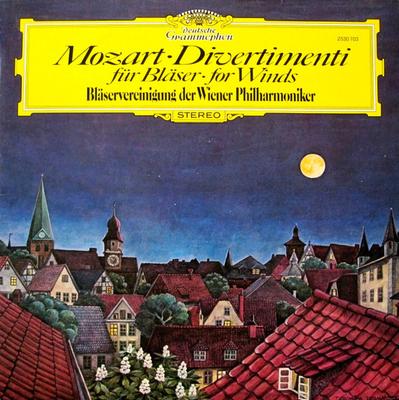 LP Record WOLFGANG AMADEUS MOZART, BL?SERVERE - Divertimenti F?r Bl?ser ? For Winds 2530703 Deutsche Grammo 1976 Germany Classical Used