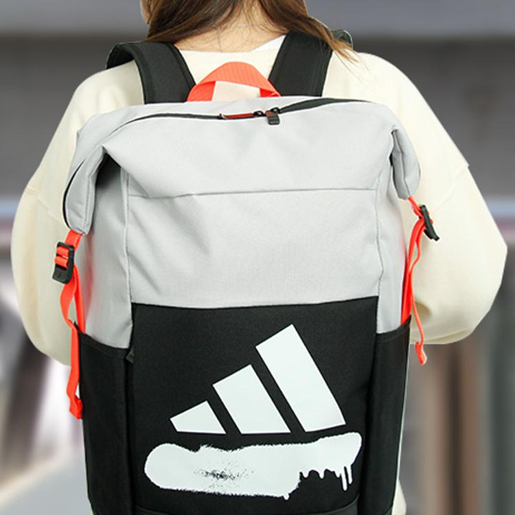 adidas 4Cmte Bp Gfx Training Large Capacity Sports Backpack Men Backpacks Black White FM6890
