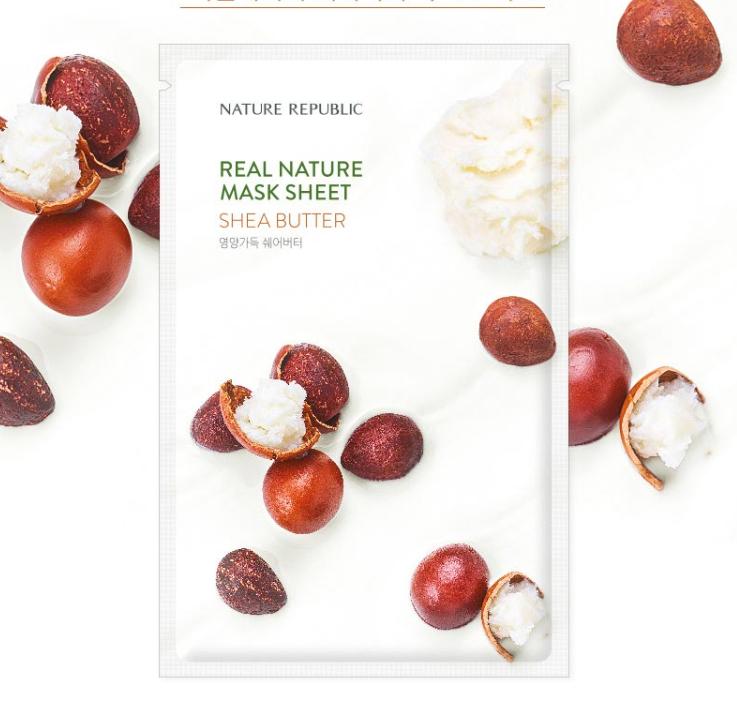 Nature Republic Feuille de masque Real Nature (10 feuilles)