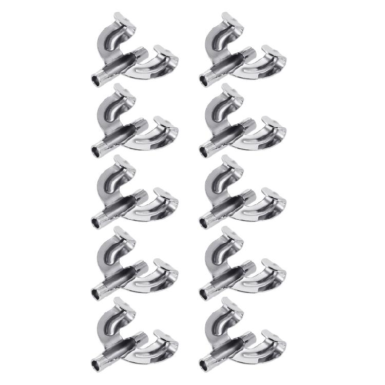 10Pcs Bass Drum Hook Replacement Drum Hardware Part Claw Hook for Drum Alloys Bass Drum Mount Claw Hook Bass Drum Hooks 1