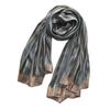 Silk Scarf for Women's New Spring and Autumn Women's Scarf for Women's Gold Thread Vertical Stripe Elegant Shawl for Women's Headscarf