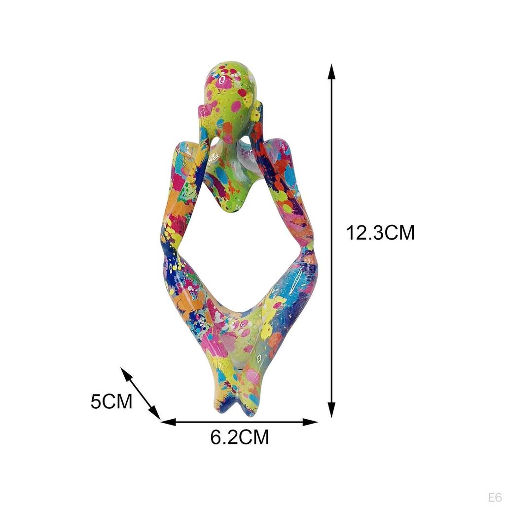 Abstract Thinker Figurine for Home Display And Decor