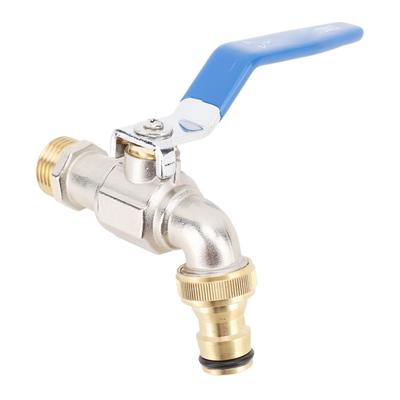 Lever Handle Ball Valve Tap Fast Flow Integrated Ball Valve Brass Faucet Shut Off Ball Valve Tap
