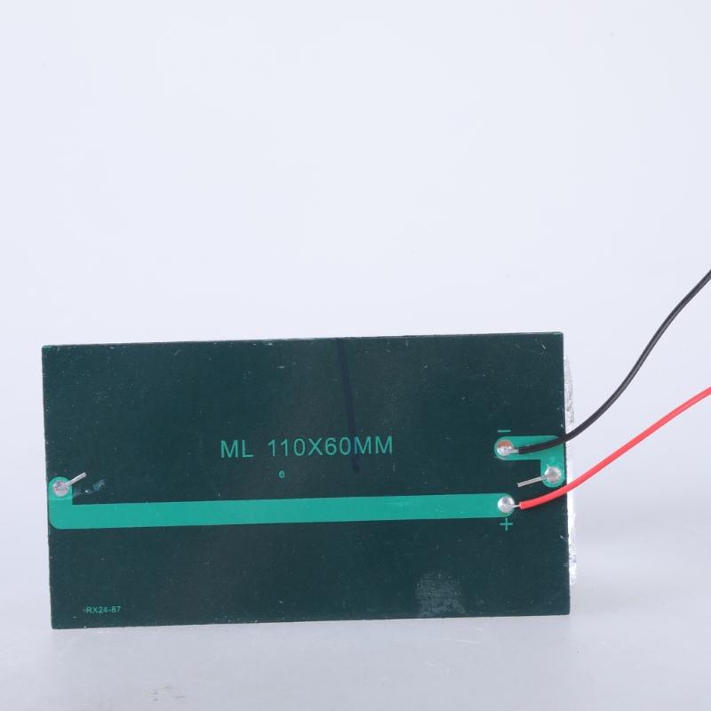 3.0V 220MA Solar Panel with Wire Dripping Glues Plate Solar Epoxy Panel Polysilicon Board Solar System Module Enduring