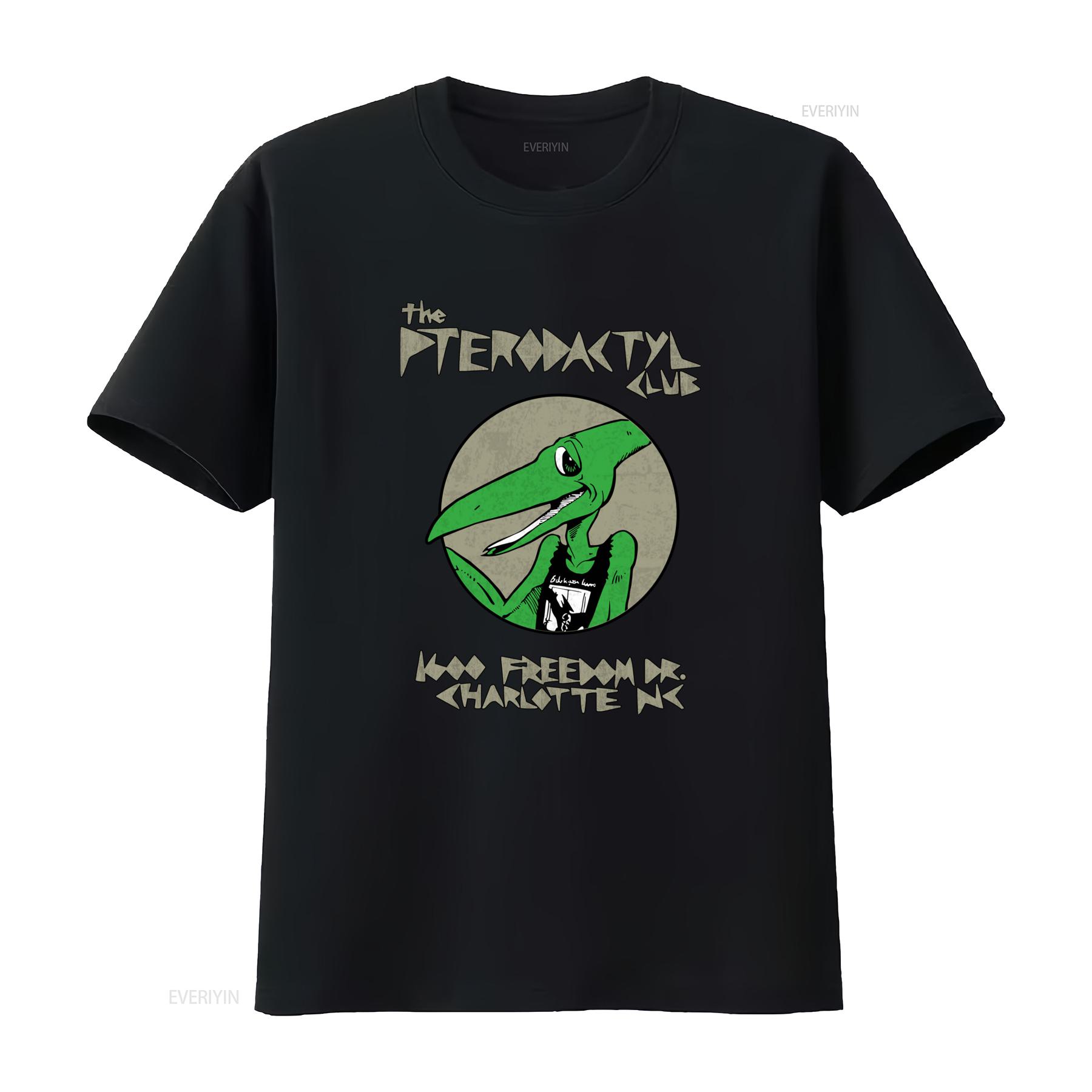 

Pterodactyl Club 1987 Vintage Style Mens T Shirt Retro Dinosaur Print Comfortable Cotton Fabric Perfect for Nostalgia Lovers 4XL