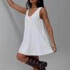 2026 European Spring/Summer Sexy Lace Patchwork Bowknot Doll Vest Dress