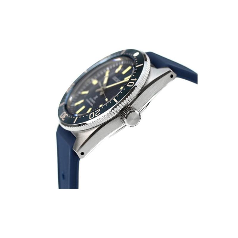 Seiko Prospex 200 Meter wasserdicht mechanisches Uhrwerk automatisch + manuell Silikonarmband Herrenuhr blau SBDX053