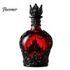 Gothic Wine Decanter 1200ML Halloween Bat Castle Whiskey Bottle, 320ML Vintage Glass Liquor Holder Cup, Decorative Flask for Home Kitchen Bar Parties