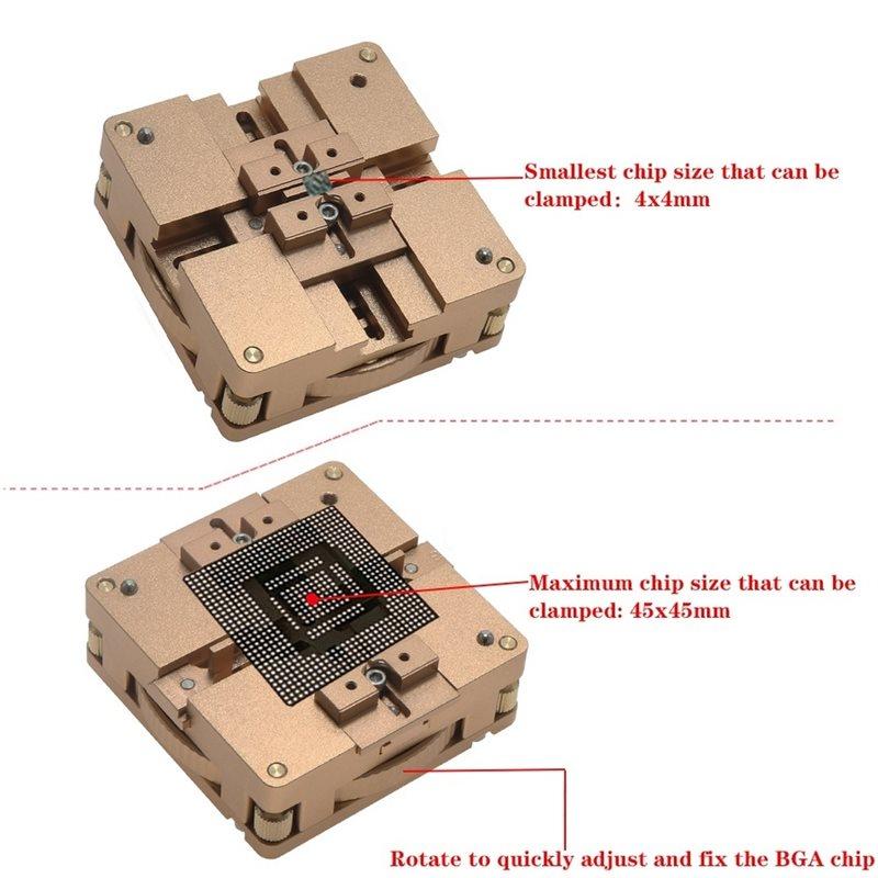 A25F-BGA Reballing Station Kit Fixture For IC Chip Repair Rework Tools, Ball Planting Table Chip Repair Tool, 1 Kit