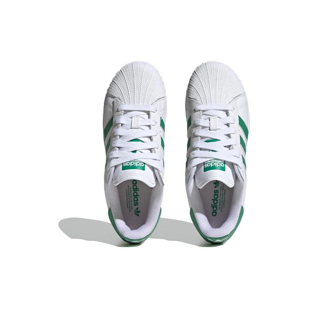 Adidas Superstar XLG Hvit Semi Court Grønn Dame Sneakers Skyhvit IF3002
