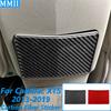 For Cadillac XTS 2013- Carbon Fiber Central Armrest Box Rear Storage Panel Decoration Cover Car Accessories Interior Sticker
