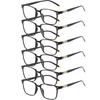 6PCS Fashion New Anti-Blue Light Reading Glasses for Men Optical Computer Glasses Presbyopia Reading Eyelasses +0~+4.0