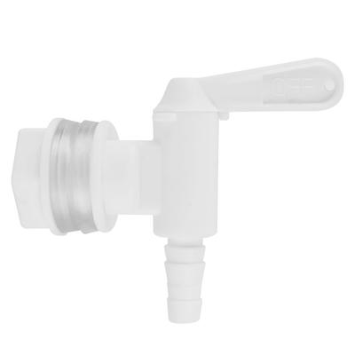3/8" Bílý Plastový Kbelík na Pivo s Kohoutkem pro Domácí Vaření Piva