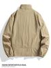 M-8XL Men's Casual Stand Collar Jacket - New Spring/Autumn Style, Big Size, Trendy Loose Fit