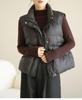 Women's Warm Long Sleeve Semi-High Collar Shirt - Autumn/Winter Style, Class A, 300g