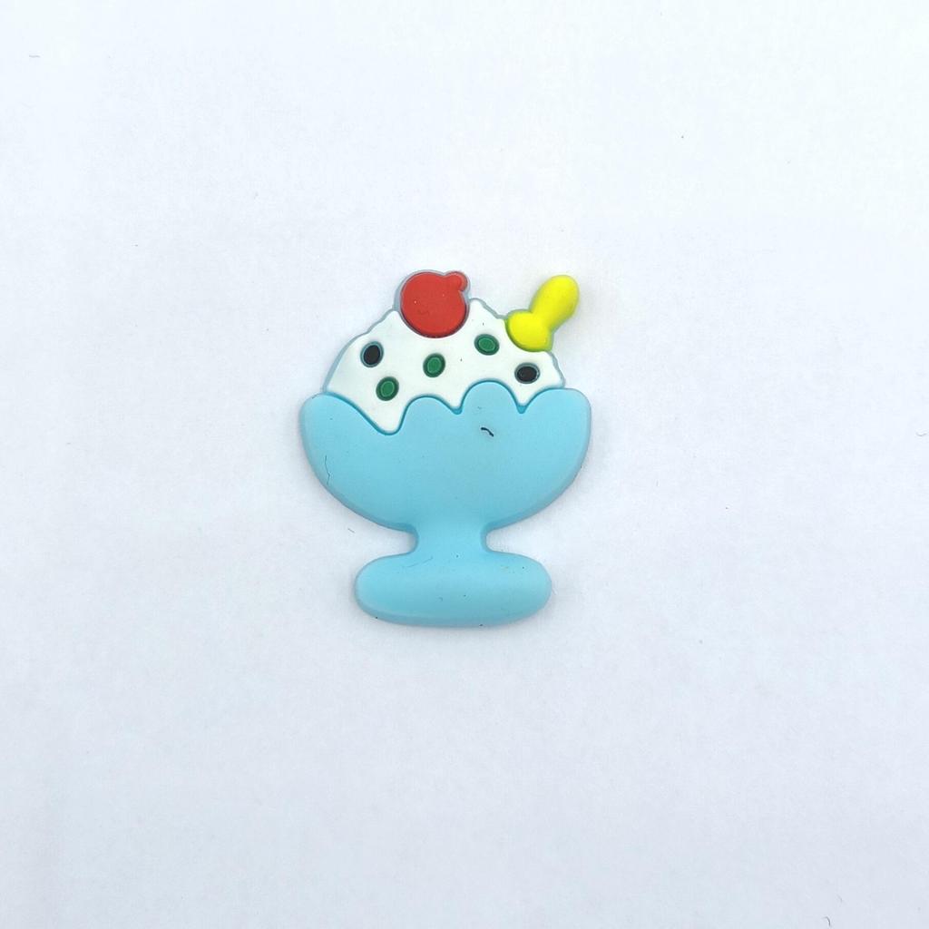 Cartoon Ice Cream Keychain, Phone Case, Hair and Shoe Accessories, DIY Buckles, and Storage Box
