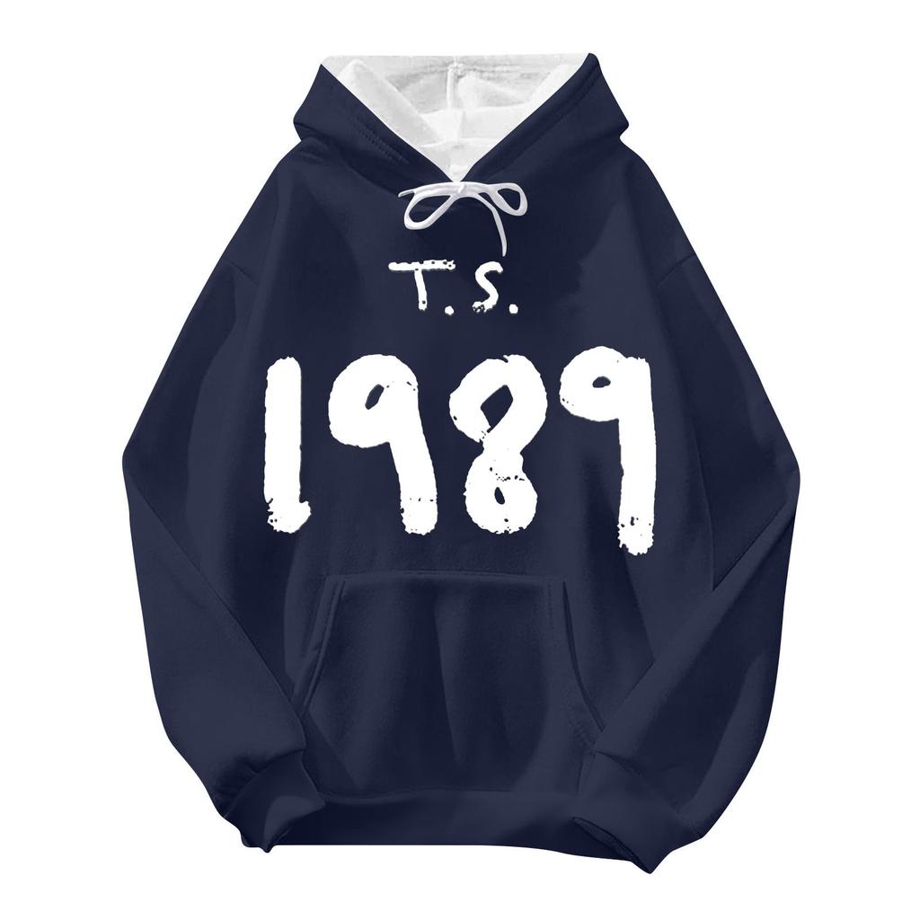 Hanorac cu mâneci lungi imprimat pentru bărbați și femei, hanorac de culoare uni