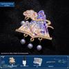 Mother-of-Pearl Hairpin Craft Kit: Brooch & Hairpin Shell Fragments - Perfect Mother’s Day Gift