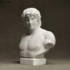 Antinous Figures Plaster Statue Desk Decoration Ornaments Classical Artwork Half Body Characters Sculpture Room Aesthetic Decor