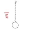 Indoor/Outdoor Playground Accessories: Solid Welded Lifting Ring, 304 Stainless Steel Chain Swing for Adults & Kids
