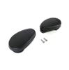 Pair Tubular Side Step or Steps 2 End Caps Fit For 2009-2017 Dodge Ram 1500-3500